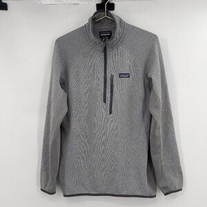 Patagonia Men’s Medium Gray 1/4 Zip Fleece Pullover